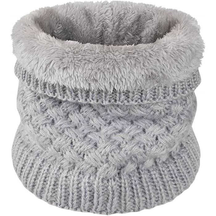 Lot De 2 Accessoires Hiver WELLQUA - Bonnet Et Cache-Col Doublé Polaire - Homme - Tricot Confortable - 3
