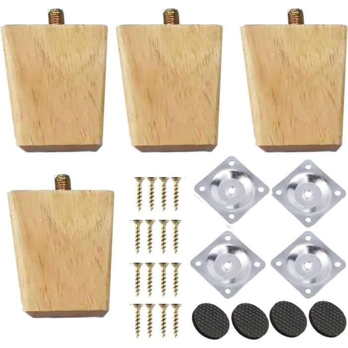 4 Pi 232 ces Pied Meuble Bois Pied Meuble Pied Canap 233 Pied pour Canap 233 