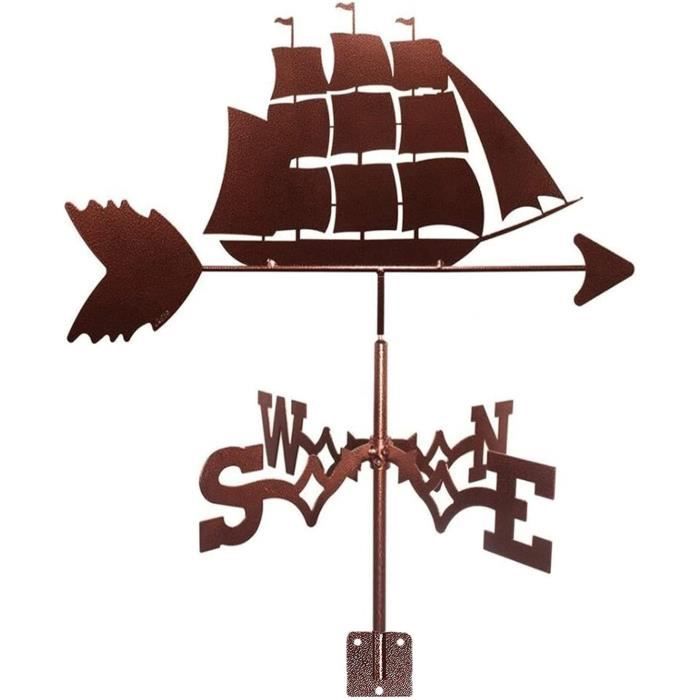 SUPERDANT Girouette De Jardin Exterieur Machine Gricole Gireuettes En Fer Forgé Gireuette De Toit Panneau De Direction De Girouette De Toit De Vent Design Individualisé Deco Jardin Exterieur