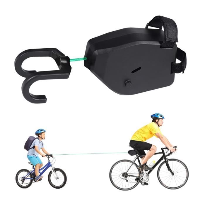 Corde De Remorquage Vélo Enfants, 2,5 M, Rétractable, Charge Max 225 Kg, Neuf