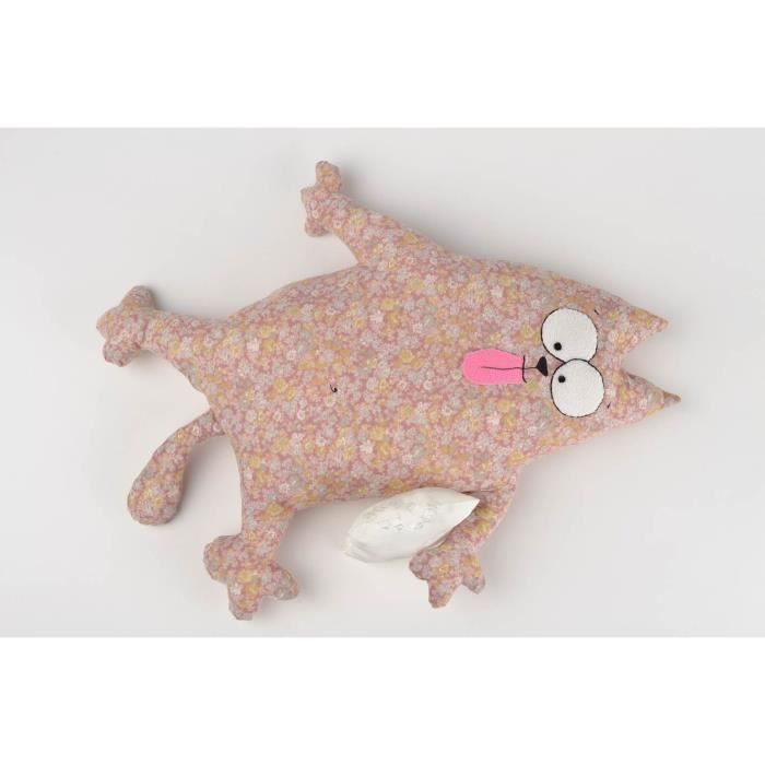 Coussin Chat Fait Main Peluche Chat En Tissus Motif Floral Original Deco Maison Cdiscount Maison