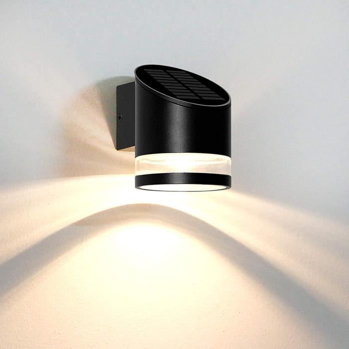 Lampe Solaire D'extérieur à LED, 6 Pièces, Applique Murale Solaire Pour Cloture Lumiere Chaude Lumiere Coloree 92343813