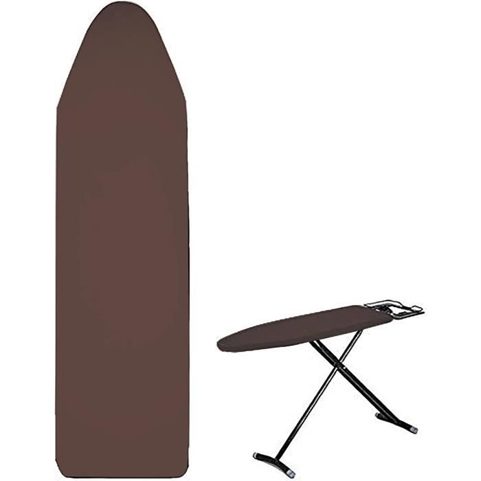 Housse De Planche à Repasser En Coton - 4 Tailles Au Choix (91x31cm à 120x40cm) - Résistante Aux Brûlures - Bord élastique