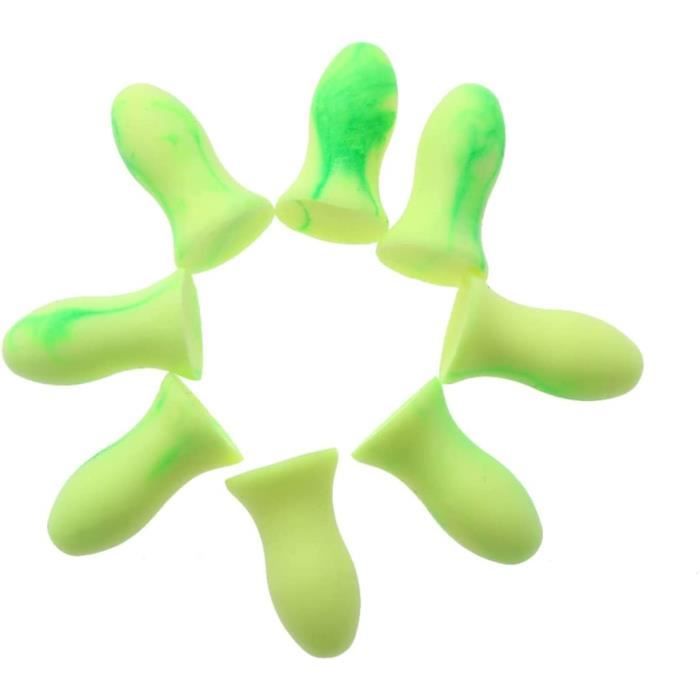 Eargrace Bouchons D'Oreilles Anti-Bruit 32dB – 2 Paires + Cordons, Pour Dormir, Étudier, Voyager