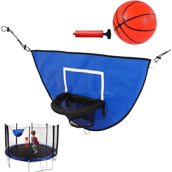 GOPLUS Trampoline D.305CM pour Enfant,avec Panier de Basketball