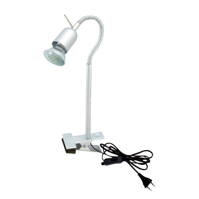 Lampe De Bureau Flexible Pince Gu10 Founrie Avec Une Lampe Led Achat Vente Lampe De Bureau Flexible A Soldes Sur Cdiscount Des Le 20 Janvier Cdiscount