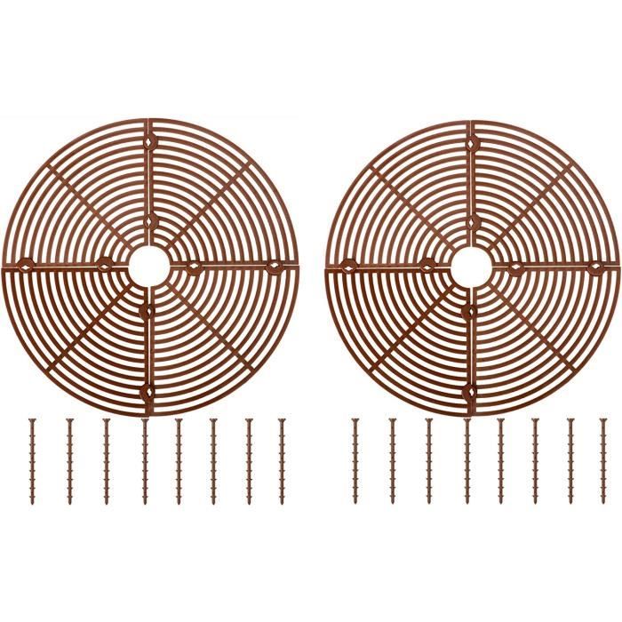 Bewudy - Lot De 2 Cache-pots Anti-chats Pour Plantes D'intérieur - Grille De Protection Avec Piquets, 30 Cm