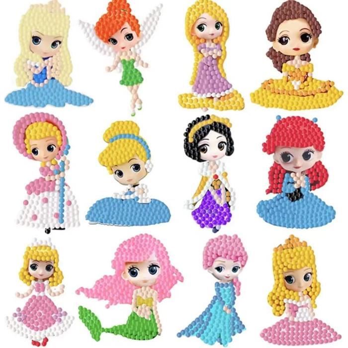 Kit Diamond Painting Autocollant Animaux - Loisir Créatif Pour Enfants à Partir De 5 Ans