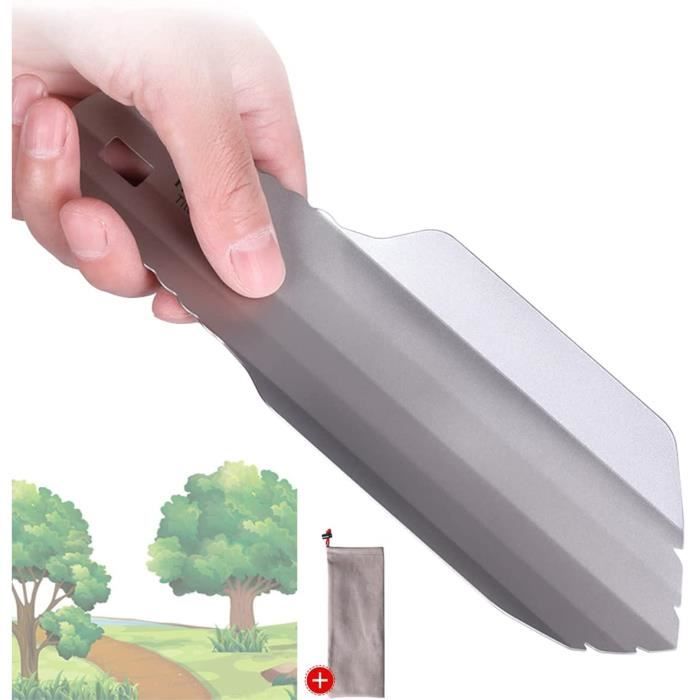 Deuce r ultralight backpacking potty trowel, titane truelle de