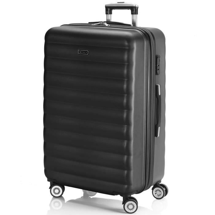 Valise De Voyage Rigide 4 Roues Trolley De Grande Taille XL 75 Cm En ABS.  Résistante Et Légère. Poignée 2 Anses Et Cadenas. Étudiant Et Professionnel.  71170