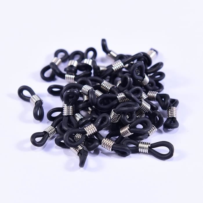 100 Bouchons Isolants Caoutchouc Souple 9.5mm Intérieur - Pour Protéger Les Filetages Ou Câbles