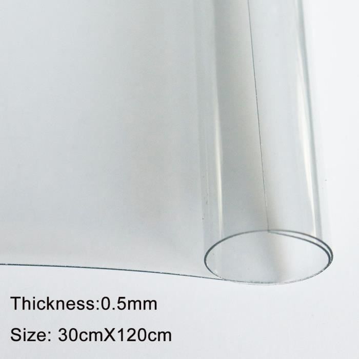 TISSU,45x120cm rouleau Transparent Ultra Transparent avec