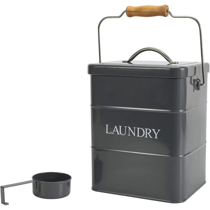 Récipient à Détergent à Lessive Récipient En Poudre à Lessive En Fer