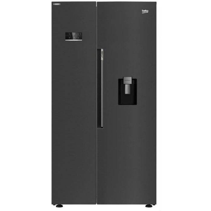 Beko Réfrigérateur américain 91cm 576l nofrost noir - GN163241DXBRN