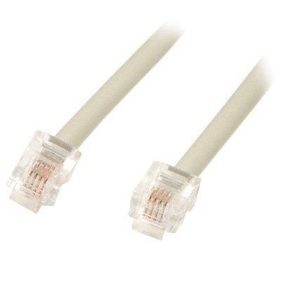 CABLING® Câble ADSL RJ11 de qualité premium à haute vitesse, mâle, pour  routeur BT, modem haut débit, Internet et câble de
