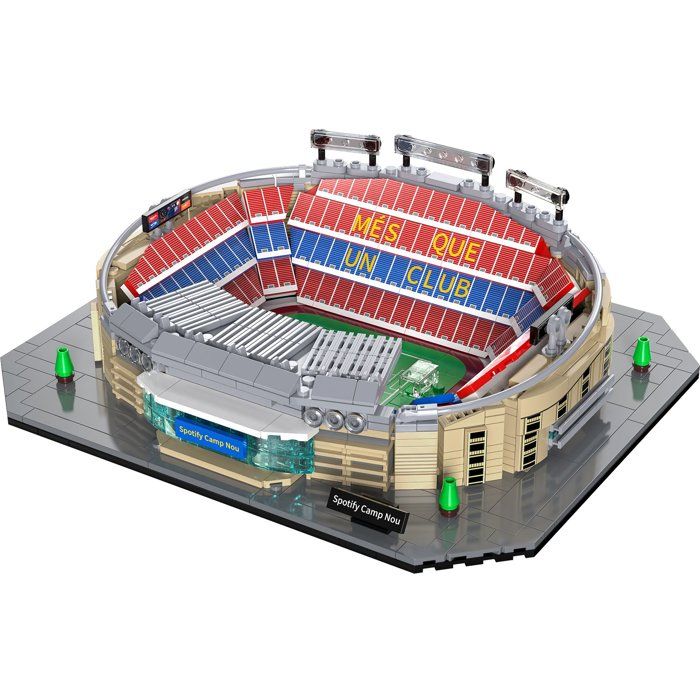 CADA Bâtiments Jeu de construction Stade Camp Nou FC Barcelone 728 pièces Dès