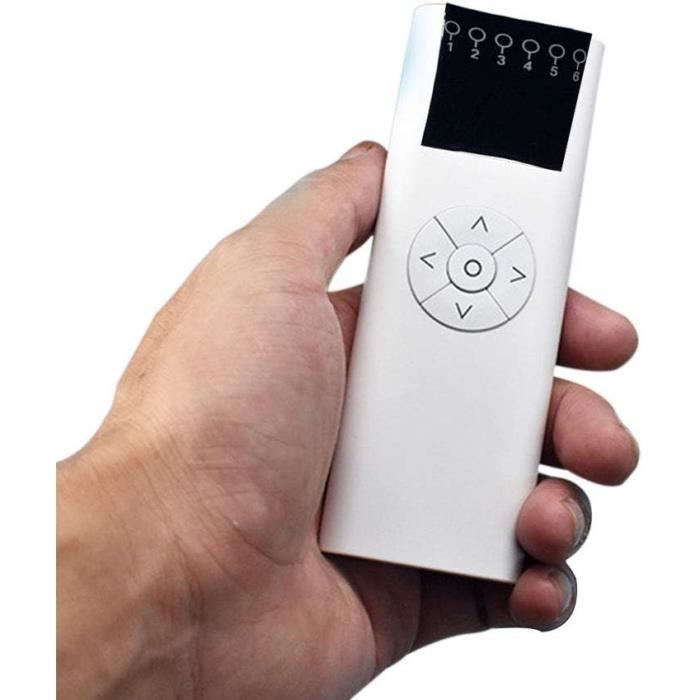 Télécommande PageTurner Pour Kindle – Tourne-pages Sans Fil, Portée 10 M – Blanc, Batterie Rechargeable USB-C – Compatible Plusieurs Modèles Kindle
