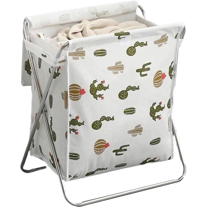 Lot De 2 Paniers à Linge Pliables En Maille - 36x36x60 Cm - Noir, Pour Chambre Ou Salle De Bain