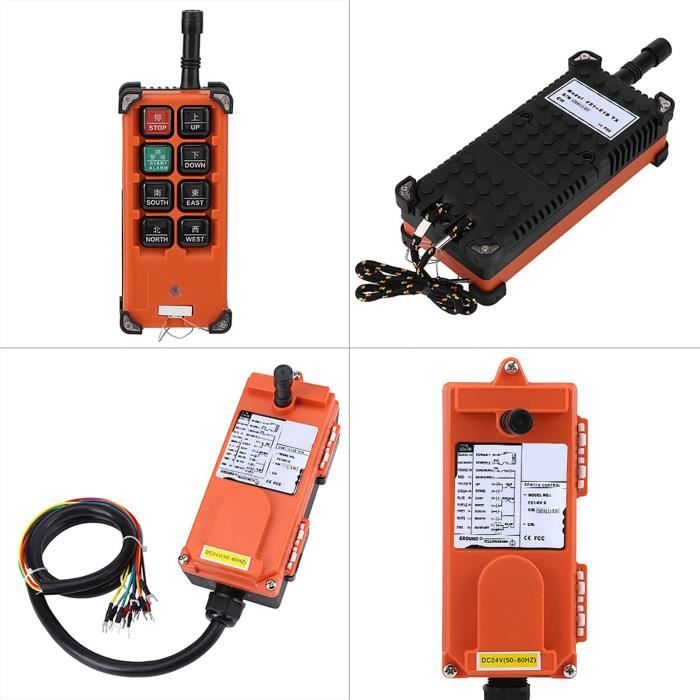 Télécommande Sans Fil Grue AC 220V IP68 - Contrôle Distance 100m Pour Palan
