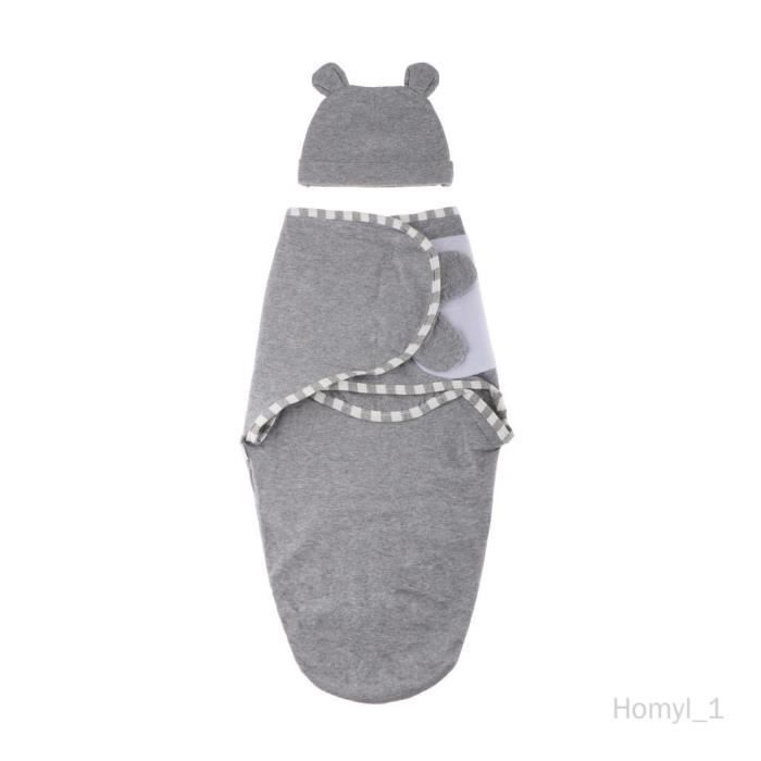 Combinaison De Couchage Bébé Grise Santa Ho Ho Ho - Tailles 0-3 Mois Et 12 Mois - Neuf Sans étiquettes