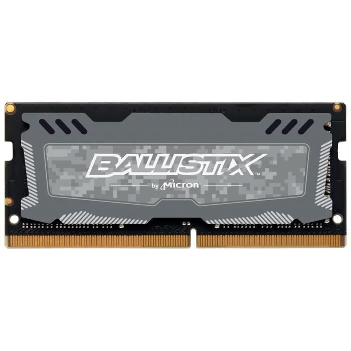 Vente Memoire PC Mémoire CRUCIAL 4GB DDR4 2666 MT/s (PC4-21300) CL16 SR x8 Unbuffered SODIMM 260pin pas cher Vente Memoire PC Mémoire CRUCIAL 4GB DDR4 2666 MT/s (PC4-21300) CL16 SR x8 Unbuffered SODIMM 260pin pas cher
