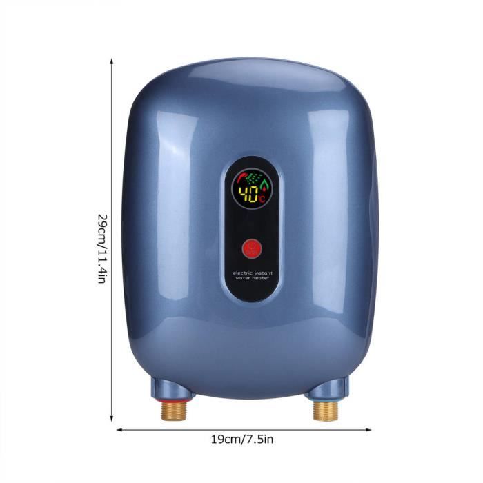 Eau Instantané Electrique, 220V 3500W Chauffe-Eau éLectrique Instantan... pas cher
