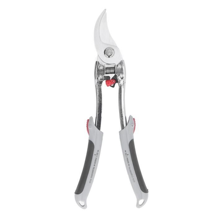 Sécateur De Jardinage Due Cigni En Acier Carbone SK-5 - Taille 19 Cm, Qualité Italienne, Coupe Précise