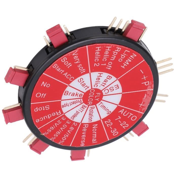 DollaTek RC-Programmkarte Elektronischer Geschwindigkeitsregler-Programmierer für RC Car 25A - 150A ESC