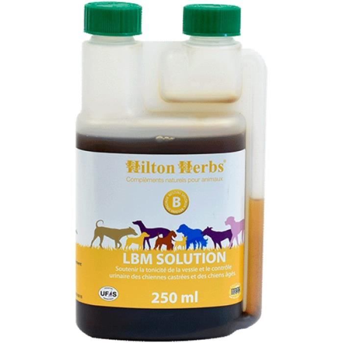Comparer les prix de LBM solution - Incontinence des Chiens 250 ml - Hilton Herbs