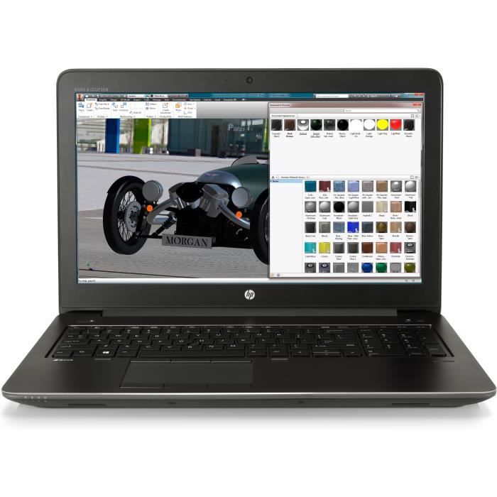 HP ZBook Station de travail mobile ZBook 15 G4, Intel® Core™ i7 de 7eme génération, 2,8 GHz, 39,6 cm (15.