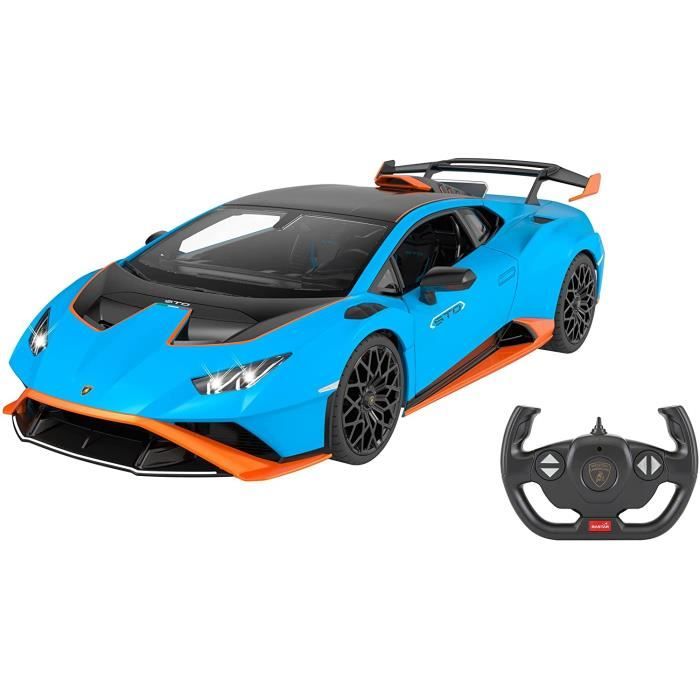 Voiture Télécommandée Lamborghini Huracán Sto 1:14 Bleu 2,4ghz Voiture Télécommandée Lamborghini Huracán Sto 1:14 Bleu 2,4ghz