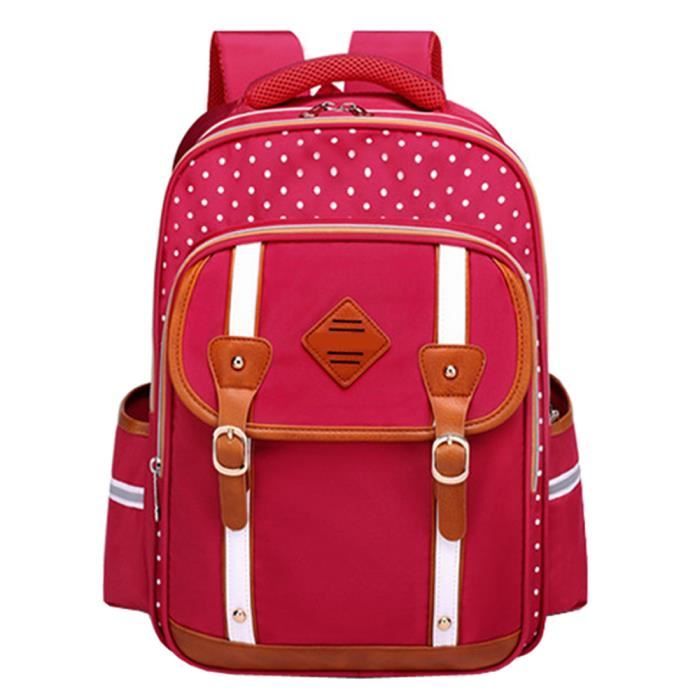 Cartable Rouge Enfant Cartable, KELUOSI Sac a Dos Garcon Sac école Garcon Oxford ...