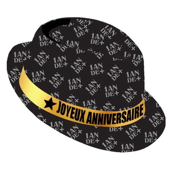 Chapeau Anniversaire 1 An De Noir Dore Taille Unique Q9092 Achat Vente Chapeau Perruque Cdiscount Chapeau Anniversaire 1 An De Noir Dore Taille Unique Q9092 Achat Vente Chapeau Perruque Cdiscount