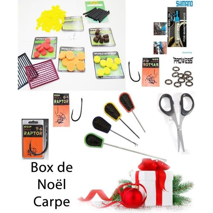 IDÉE BOX CADEAU DE NOËL PÊCHE A LA CARPE.