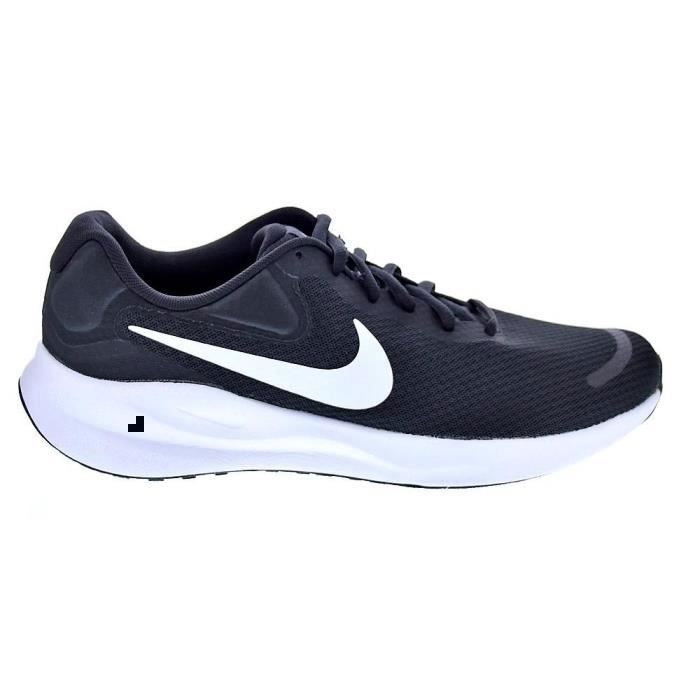 Nike Chaussures Homme - NIKE - Revolution 7 - Noir - Blanc - Lacets