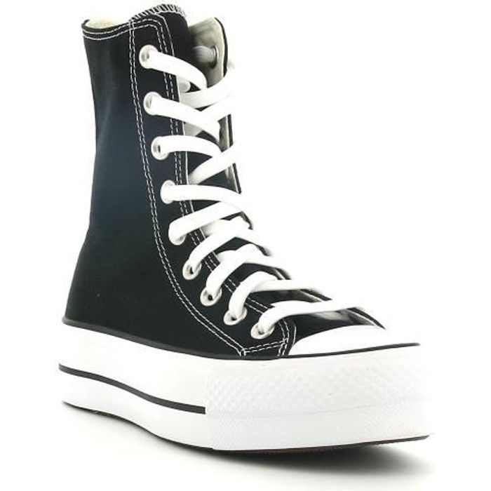 converse noir semelle haute