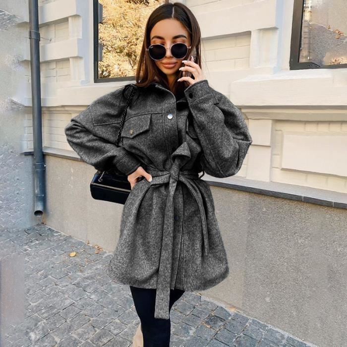 Manteau fille en laine outlet