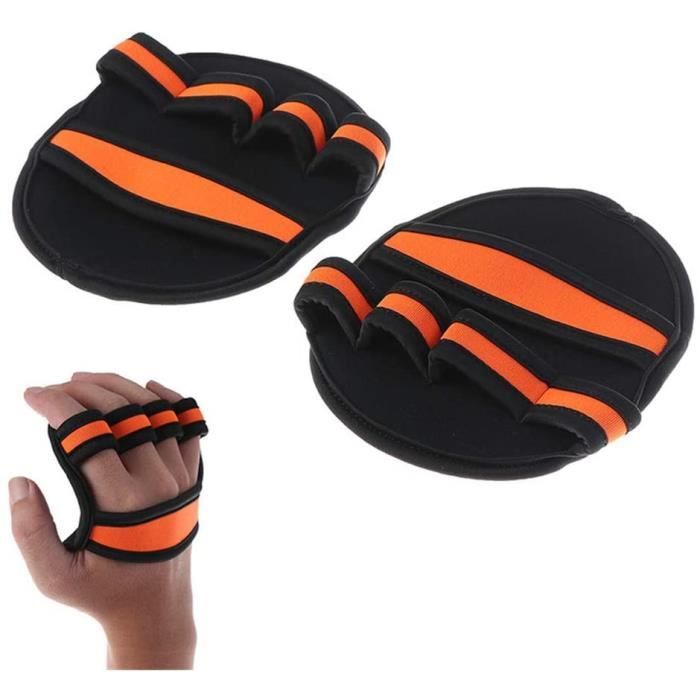 Gants De Sport Unisex Avec Gel Anti-choc - Paume Antidérapante Et Respirante - Pour Vélo, Gym, Musculation - 2
