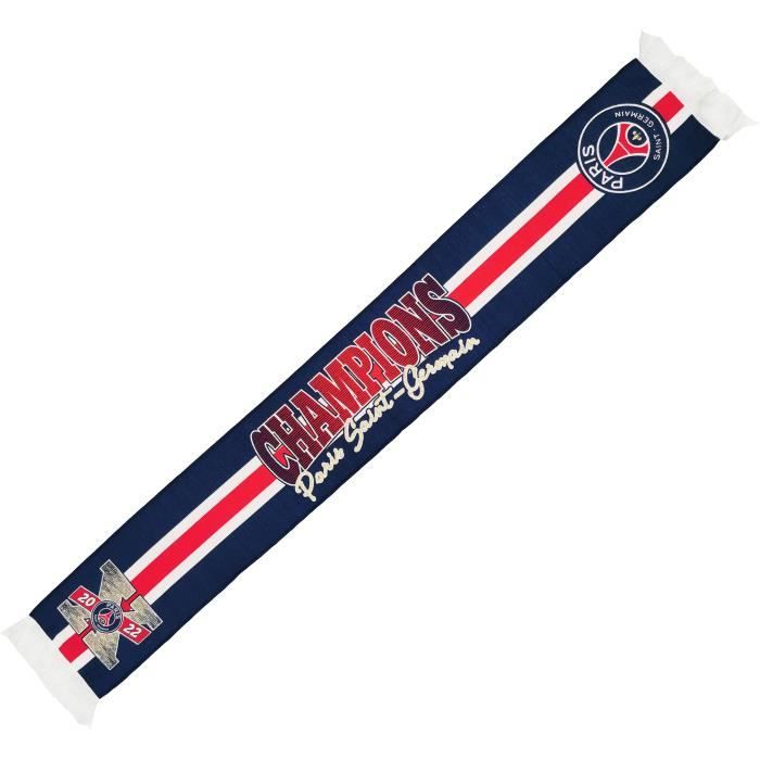 Écharpe Officielle PSG Paris Saint-Germain – 140 Cm, Acrylique, Pour Supporter