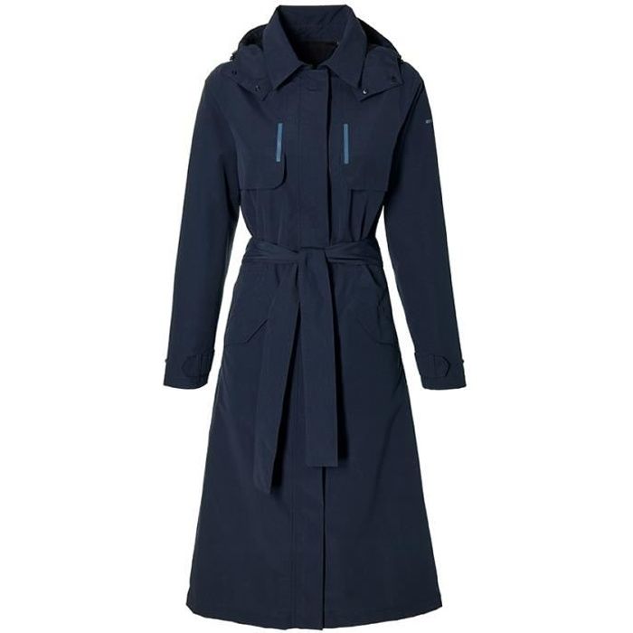 Trench imperméable femme Basil Mosse - bleu - M