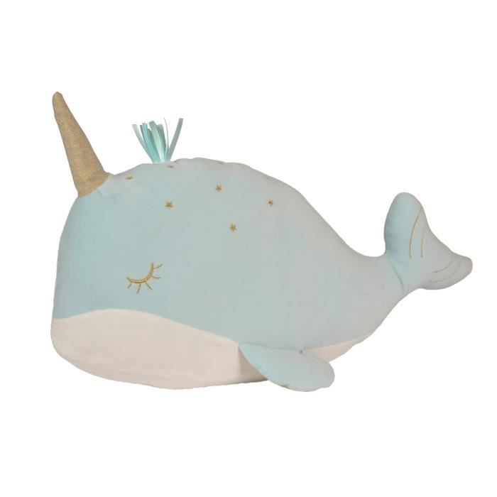 Nicoty Cushion Coussin Baleine Bleue Cdiscount Puericulture Eveil Bebe