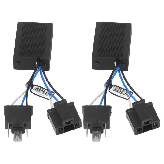 Décodeur De Résistance Anti-scintillement LED 2 Pièces LED Canbus Phare Décodeur Dispositif Anti-scintillement Résistances Annuleur D' Erreur Pour H7