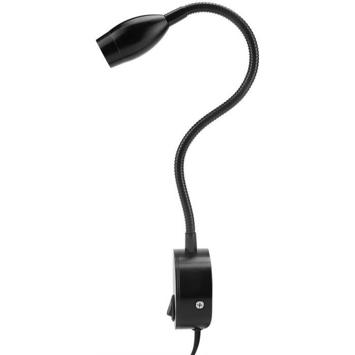 Applique Murale LED De Chevet - 5W, 3 Modes De Couleur (blanc/neutre/chaud), Bras Réglable, Cuivre