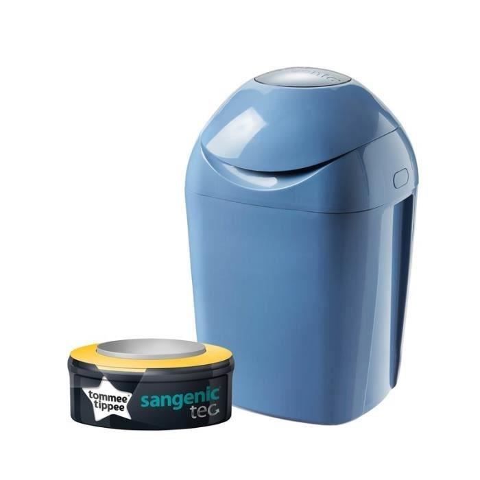 Tommee Tippee Sangenic Tec Poubelle A Couches Bleue Cdiscount Puericulture Eveil Bebe