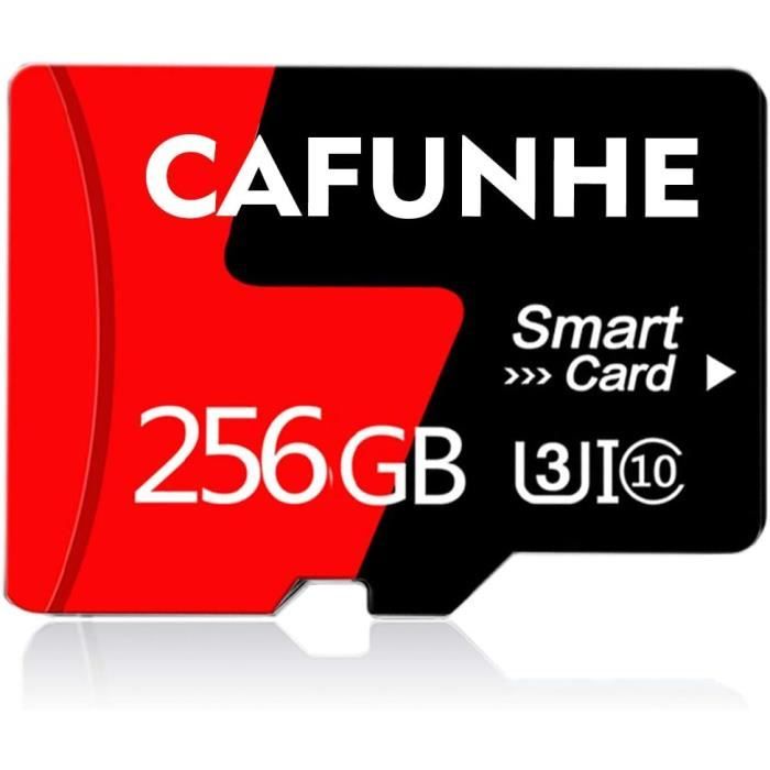 Carte Micro SD 256 GB Carte TF Haute Vitesse 256 GB Classe 10