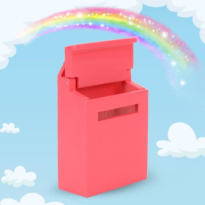 Lampadaire Miniature 1:12 à Détection Sans Contact - Hauteur 8 Cm - Éclairage LED Noir Pour Maison De Poupée