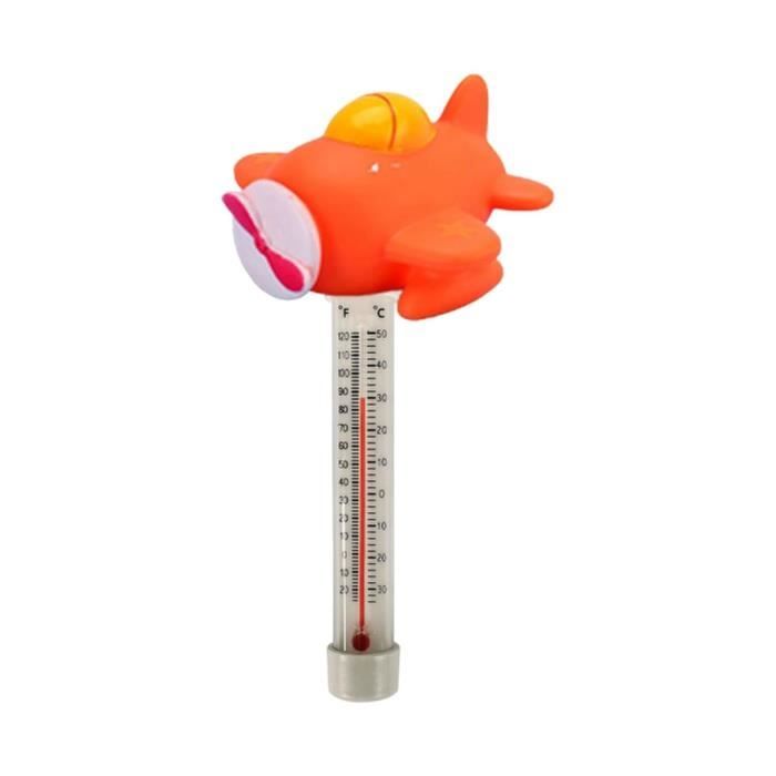 Thermomètre Piscine Flamant Rose 2 Pièces - Jauge Température Flottante - Fahrenheit Et Celsius - Pour Piscine, Aquarium