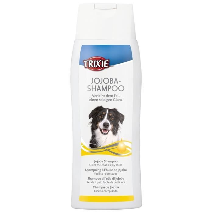 Shampoing - TRIXIE - Huile de Jojoba - 250 ml - Pelage Brillant - Pour Chien Shampoing - TRIXIE - Huile de Jojoba - 250 ml - Pelage Brillant - Pour Chien