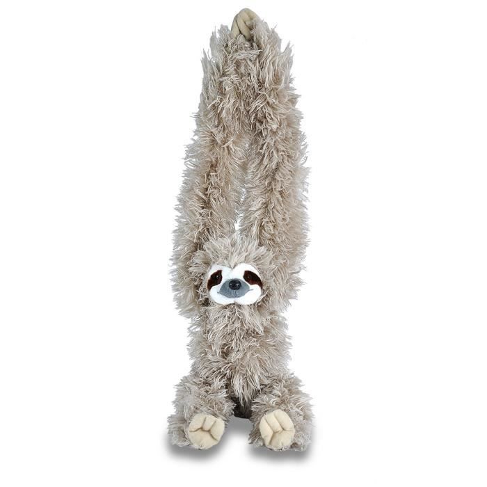 Wild Republic - 16387 - Peluche - Paresseux Accrochant Aï - 40 cm