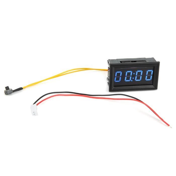 Horloge Voiture Horloge Numérique Voiture étanche - Affichage LED Rouge 4.5-30V Automatique Horloge Digitale Date Minuteur Mémoire Horloge Voiture Horloge Numérique Voiture étanche - Affichage LED Rouge 4.5-30V Automatique Horloge Digitale Date Minuteur Mémoire